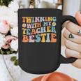 Twinning With My Teacher Bestie Twin Day Matching For Men Women Kids Graphic Print Coffee Mug, funny design