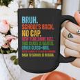 Vintage Bruh We Back No Cap Bruh We'Re Back Student Teacher Graphic Print Coffee Mug, funny design Vintage Bruh We Back No Cap Bruh We'Re Back Student Teacher Graphic Print Coffee Mug, funny design