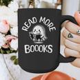 Vintage Halloween Teacher Women Reading Read More Books Graphic Print Coffee Mug, funny design