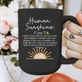 Vintage Human Sunshine Definition Teachers Mom Boss Women Graphic Print Coffee Mug, Couple Gifts, funny design