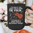 Violin Player Costume For Men Women Violin Teacher Violinist Graphic Print Coffee Mug, funny design