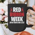 We Wear Red For Red Ribbon Week Awareness Mothers Teachers Graphic Print Coffee Mug, funny design We Wear Red For Red Ribbon Week Awareness Mothers Teachers Graphic Print Coffee Mug, funny design