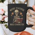 Weird Teachers Build Character Skeleton Book Halloween Women Graphic Print Coffee Mug, funny design Weird Teachers Build Character Skeleton Book Halloween Women Graphic Print Coffee Mug, funny design