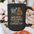 Weird Teachers Build Character Van Bigfoot Art Graphic Print Coffee Mug, funny design