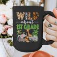 Wild About 1st Grade Teacher Student First Grade Zoo Safari Graphic Print Coffee Mug, First Grade Teacher Gifts, funny design Wild About 1st Grade Teacher Student First Grade Zoo Safari Graphic Print Coffee Mug, First Grade Teacher Gifts, funny design