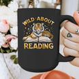 Wild About Reading Tiger For Teachers & Students Graphic Print Coffee Mug, funny design Wild About Reading Tiger For Teachers & Students Graphic Print Coffee Mug, funny design