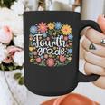 Wildflower 4th Fourth Grade Floral Back To School Teacher Graphic Print Coffee Mug, 4th Grade Teacher Gifts, funny design Wildflower 4th Fourth Grade Floral Back To School Teacher Graphic Print Coffee Mug, 4th Grade Teacher Gifts, funny design