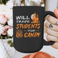 Will Trade Students For Candy Halloween Costume Teacher Graphic Print Coffee Mug, funny design