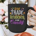 Will Trade Students For Candy Teacher Cute Halloween Costume Graphic Print Coffee Mug, funny design