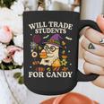 Will Trade Students For Candy Teacher Ghost Halloween Graphic Print Coffee Mug, funny design Will Trade Students For Candy Teacher Ghost Halloween Graphic Print Coffee Mug, funny design