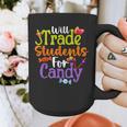 Will Trade Students For Candy Teacher Halloween Costume Graphic Print Coffee Mug, funny design Will Trade Students For Candy Teacher Halloween Costume Graphic Print Coffee Mug, funny design