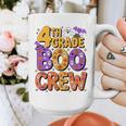 4th Grade Boo Crew Ghost Halloween Teacher Costume Graphic Print Coffee Mug, 4th Grade Teacher Gifts, funny design