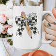 Back To School Hello Fifth Grade Teacher Coquette Pencil Bow Graphic Print Coffee Mug, funny design Back To School Hello Fifth Grade Teacher Coquette Pencil Bow Graphic Print Coffee Mug, funny design