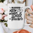 Blessed To Be A Catholic School Teacher Christian Teaching Graphic Print Coffee Mug, funny design Blessed To Be A Catholic School Teacher Christian Teaching Graphic Print Coffee Mug, funny design