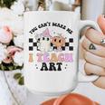 You Can't Scare Me I Teach Art Retro Teacher Ghost Halloween Graphic Print Coffee Mug, funny design You Can't Scare Me I Teach Art Retro Teacher Ghost Halloween Graphic Print Coffee Mug, funny design