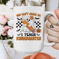 You Can't Scare Me I Teach Kindergarten Teacher Halloween Graphic Print Coffee Mug, funny design You Can't Scare Me I Teach Kindergarten Teacher Halloween Graphic Print Coffee Mug, funny design