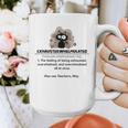 Cat Exhausted Teacher Exhausterwhelmulated Definition Graphic Print Coffee Mug, funny design Cat Exhausted Teacher Exhausterwhelmulated Definition Graphic Print Coffee Mug, funny design