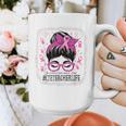 CTE Teacher In October We Wear Pink Breast Cancer Awareness Graphic Print Coffee Mug, funny design CTE Teacher In October We Wear Pink Breast Cancer Awareness Graphic Print Coffee Mug, funny design