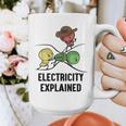 Electricity Explained Physics Nerd I Teacher School Graphic Print Coffee Mug, funny design Electricity Explained Physics Nerd I Teacher School Graphic Print Coffee Mug, funny design
