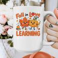 Fall In Love With Learning Thanksgiving Teacher Student Kids Graphic Print Coffee Mug, funny design Fall In Love With Learning Thanksgiving Teacher Student Kids Graphic Print Coffee Mug, funny design