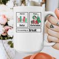 First Data Then Christmas I'm Earning A Break Sped Teacher Men Women Graphic Print Coffee Mug, funny design