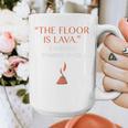 The Floor Is Lava For History Lovers & Teachers Premium Tri-Blend Graphic Print Coffee Mug, History Teacher Gifts, funny design The Floor Is Lava For History Lovers & Teachers Premium Tri-Blend Graphic Print Coffee Mug, History Teacher Gifts, funny design