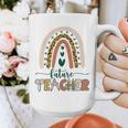 Future Teacher Boho Rainbow Leopard New Grad Student Graphic Print Coffee Mug, Future Teacher Gifts, funny design Future Teacher Boho Rainbow Leopard New Grad Student Graphic Print Coffee Mug, Future Teacher Gifts, funny design