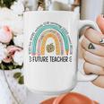 Future Teacher Cute Rainbow Leopard Teacher Outfit For Men Women Girls Kids Graphic Print Coffee Mug, Future Teacher Gifts, funny design Future Teacher Cute Rainbow Leopard Teacher Outfit For Men Women Girls Kids Graphic Print Coffee Mug, Future Teacher Gifts, funny design