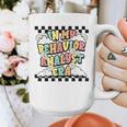 Groovy ABA RBT Therapist In My Behavior Analyst Era Teacher Graphic Print Coffee Mug, Groovy Teacher Gifts, funny design Groovy ABA RBT Therapist In My Behavior Analyst Era Teacher Graphic Print Coffee Mug, Groovy Teacher Gifts, funny design