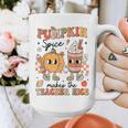 Groovy Pumpkin Spice Makes Teacher Nice Fall Thanksgiving Graphic Print Coffee Mug, Groovy Teacher Gifts, funny design Groovy Pumpkin Spice Makes Teacher Nice Fall Thanksgiving Graphic Print Coffee Mug, Groovy Teacher Gifts, funny design