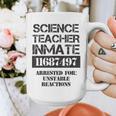 Halloween Science Teacher Prisoner Costume Graphic Print Coffee Mug, Science Teacher Gifts, funny design Halloween Science Teacher Prisoner Costume Graphic Print Coffee Mug, Science Teacher Gifts, funny design