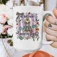 Halloween Skeleton Teacher I'Ll Just Wait Until It's Quiet Graphic Print Coffee Mug, funny design