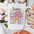 Happy Dot Day 2025 Coquette Bow Teachers Kids Boys Girls Graphic Print Coffee Mug, funny design Happy Dot Day 2025 Coquette Bow Teachers Kids Boys Girls Graphic Print Coffee Mug, funny design