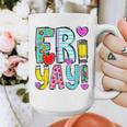 Happy Fri-Yay Friday Lovers Fun Teacher Life FriYay Weekend Graphic Print Coffee Mug, funny design Happy Fri-Yay Friday Lovers Fun Teacher Life FriYay Weekend Graphic Print Coffee Mug, funny design