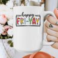 Happy Fri-Yay Friday Lovers Teacher Fri Yay Weekend Graphic Print Coffee Mug, funny design