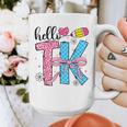 Hello TK Transitional Kindergarten Back To School Teacher Graphic Print Coffee Mug, funny design Hello TK Transitional Kindergarten Back To School Teacher Graphic Print Coffee Mug, funny design