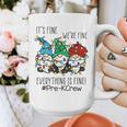 It's Fine We'Re Fine Gnome Pre-K Teacher Christmas Light For Men Women Graphic Print Coffee Mug, funny design It's Fine We'Re Fine Gnome Pre-K Teacher Christmas Light For Men Women Graphic Print Coffee Mug, funny design