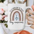 Its A Good Day To Teach Tiny Musicians Music Teacher Rainbow Graphic Print Coffee Mug, funny design Its A Good Day To Teach Tiny Musicians Music Teacher Rainbow Graphic Print Coffee Mug, funny design