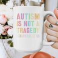 Kids AUTISM IS NOT A TRAGEDY IGNORANCE IS Proud Teacher Crew Graphic Print Coffee Mug, funny design Kids AUTISM IS NOT A TRAGEDY IGNORANCE IS Proud Teacher Crew Graphic Print Coffee Mug, funny design