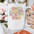 In My Kindergarten Era Retro Back To School Teacher Student Graphic Print Coffee Mug, funny design