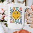 Let's Learn Today Smile Face Back To School For Teacher Kids Graphic Print Coffee Mug, funny design Let's Learn Today Smile Face Back To School For Teacher Kids Graphic Print Coffee Mug, funny design