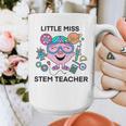 Little Miss Stem Teacher Graphic Print Coffee Mug, funny design