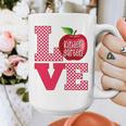 Love Kindergarten Cute Apple School Teacher Graphic Print Coffee Mug, funny design Love Kindergarten Cute Apple School Teacher Graphic Print Coffee Mug, funny design