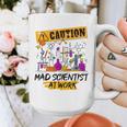 Mad Scientist Halloween Costume Science Teacher Graphic Print Coffee Mug, Science Teacher Gifts, funny design