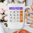 Math Teacher Halloween Costume Calculator Math Pun Graphic Print Coffee Mug, funny design Math Teacher Halloween Costume Calculator Math Pun Graphic Print Coffee Mug, funny design