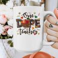 One Dope Teacher Graphic Print Coffee Mug, funny design One Dope Teacher Graphic Print Coffee Mug, funny design