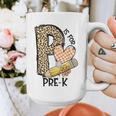 P Is For Pre K Teacher Leopard First Day Of School For Men Women Girls Kids Graphic Print Coffee Mug, funny design P Is For Pre K Teacher Leopard First Day Of School For Men Women Girls Kids Graphic Print Coffee Mug, funny design