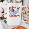 Pre-K Is Bananas Teacher Back To School Chaos Coordinator Graphic Print Coffee Mug, funny design Pre-K Is Bananas Teacher Back To School Chaos Coordinator Graphic Print Coffee Mug, funny design