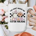 Retro You Can't Scare Me I Teach 5th Grade Teacher Halloween Graphic Print Coffee Mug, funny design