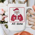 Retro All Done Christmas Special Ed Teacher Team Santa Women Graphic Print Coffee Mug, funny design Retro All Done Christmas Special Ed Teacher Team Santa Women Graphic Print Coffee Mug, funny design